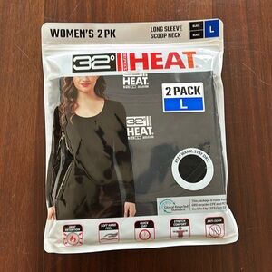 Long sleeve scoop neck